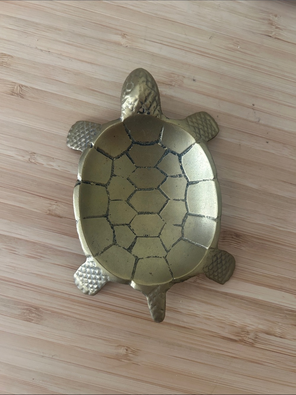 Brass Turtle Trinket Dish